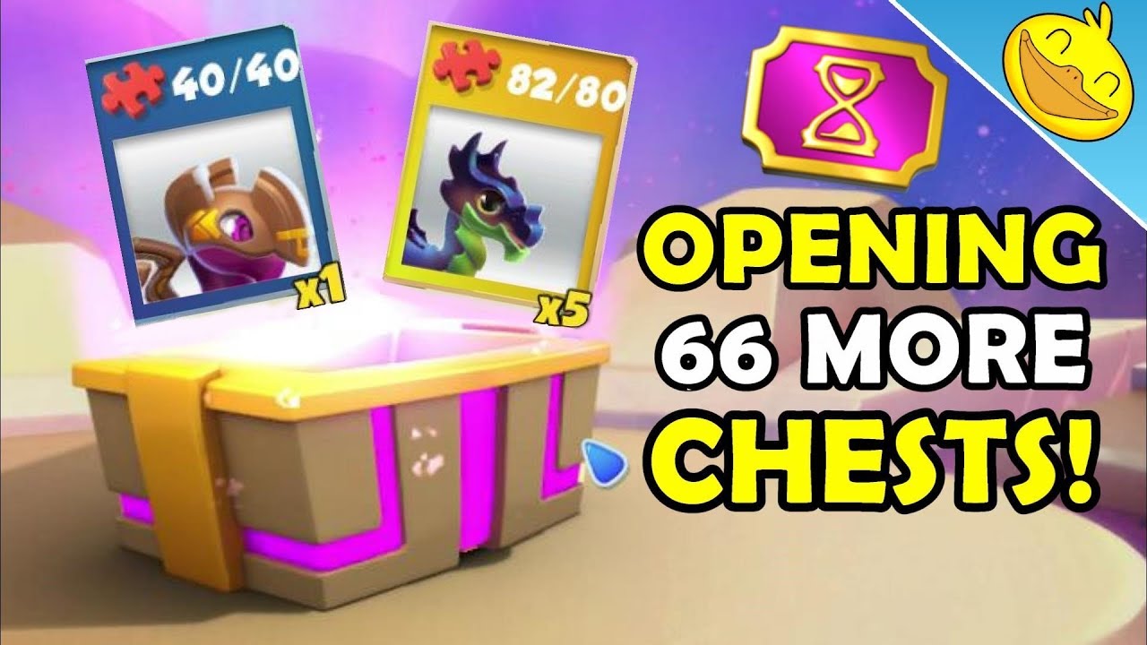 Unlocking 2 NEW DRAGONS! Opening 66 MORE Divine Chests! - DML #1100