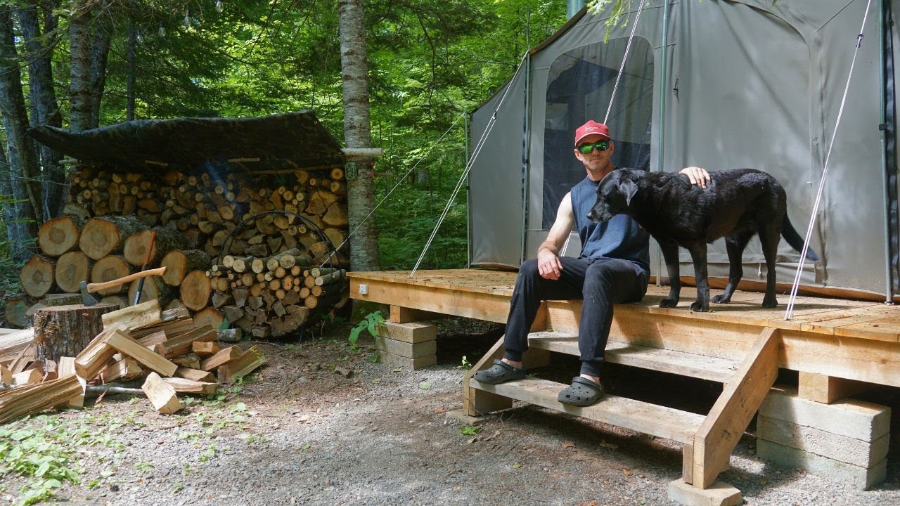 Alaskan Milling at Camp | Brook Trout for Breakfast