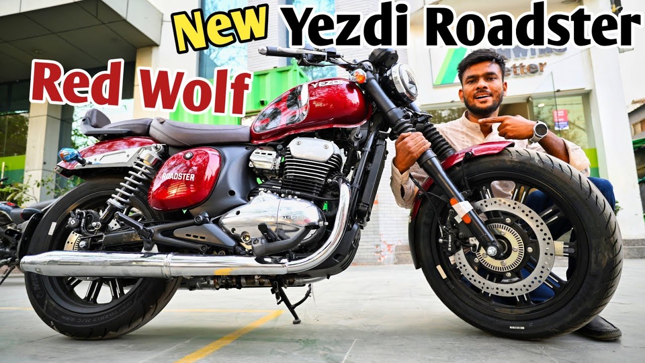 Yezdi Roadster Red Wolf New Colour Detailed Worth Buy Or Not Price Features Mileage 