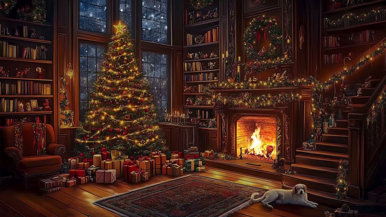 Relaxed Piano Time at Home 2025 | Gentle Fire Sounds for Comfort and Calm Nights