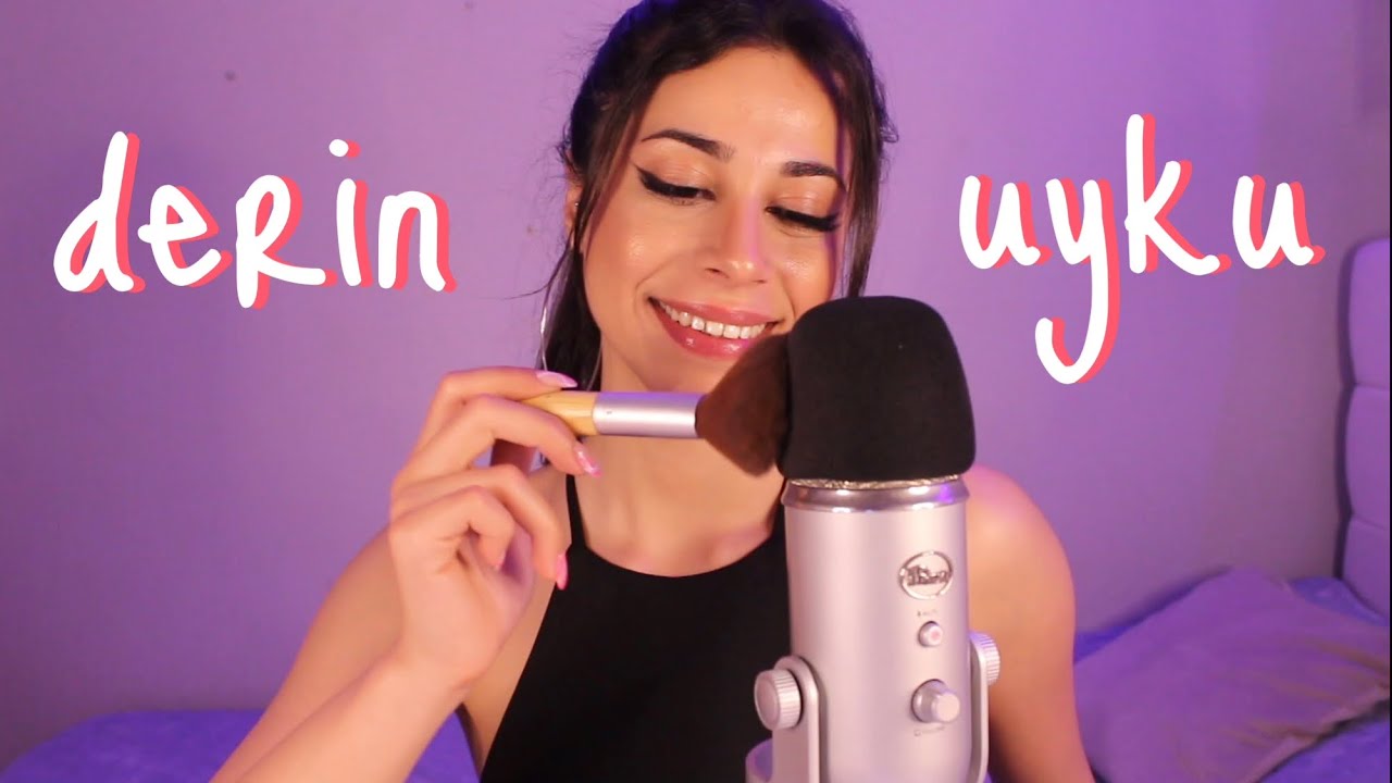 MEDİTASYON MÜZİĞİ İLE 💤 DERİN UYKU TELKİNİ 💤 MİKROFON FIRÇALAMA ASMR TÜRKÇE