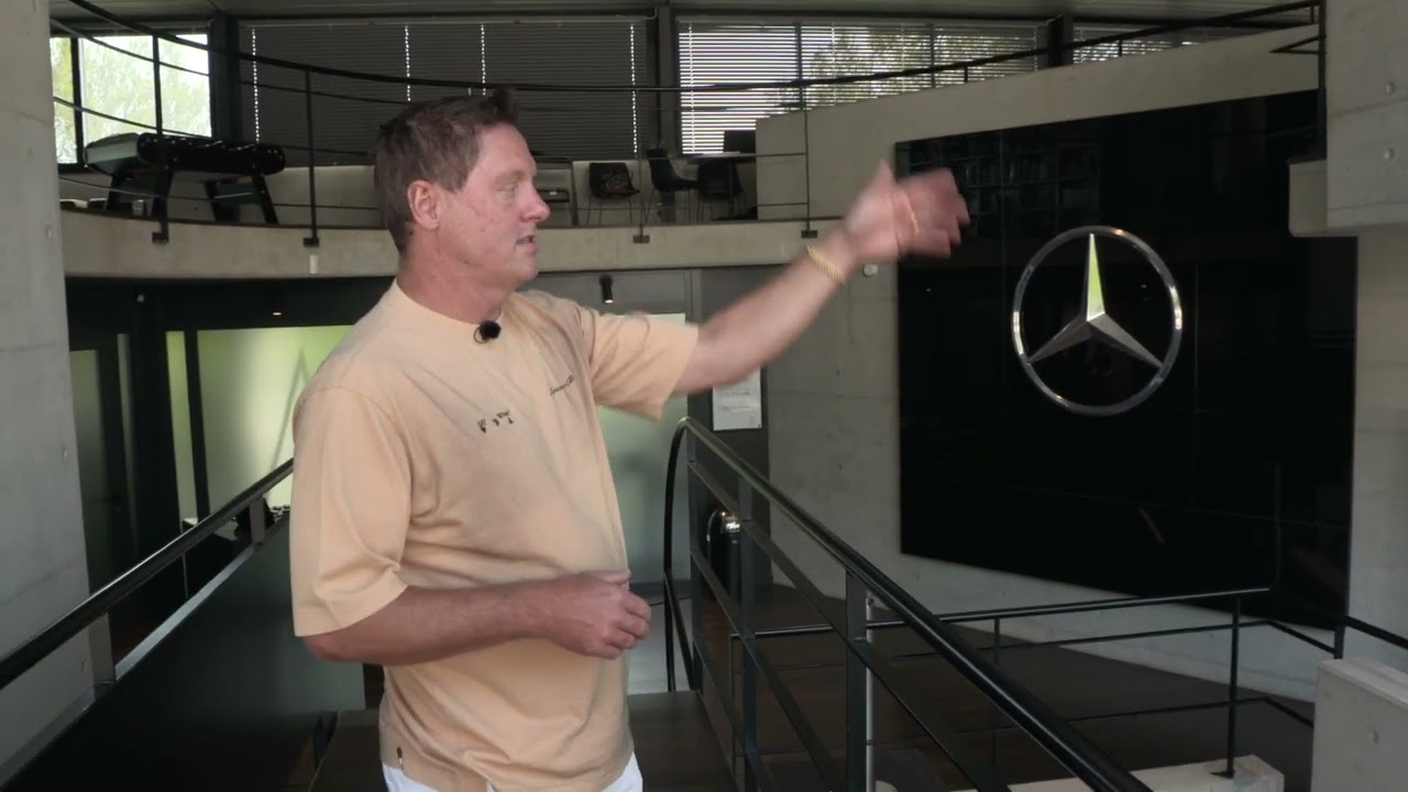 Gorden Wagener (Chief Design Officer Mercedes-Benz): a tour at the Advanced Design Center in Nice.