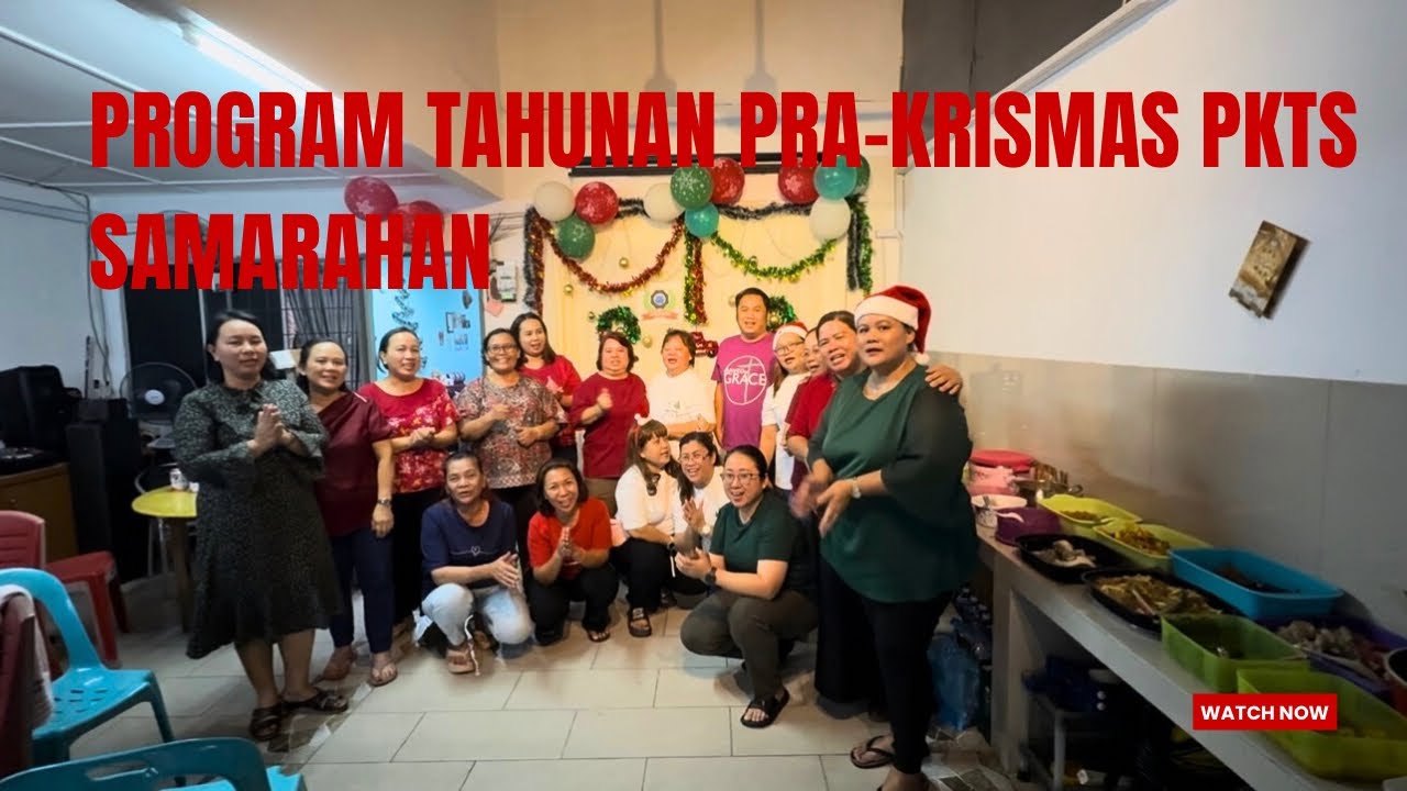 Memang Happening! 🎉 Aktiviti Tahunan Pra Krismas 2025 PKTS Samarahan (Throwback Event)