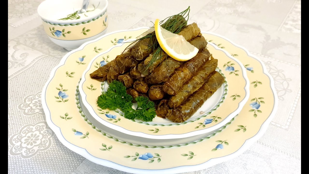 Долма из виноградных листьев и рисом!
