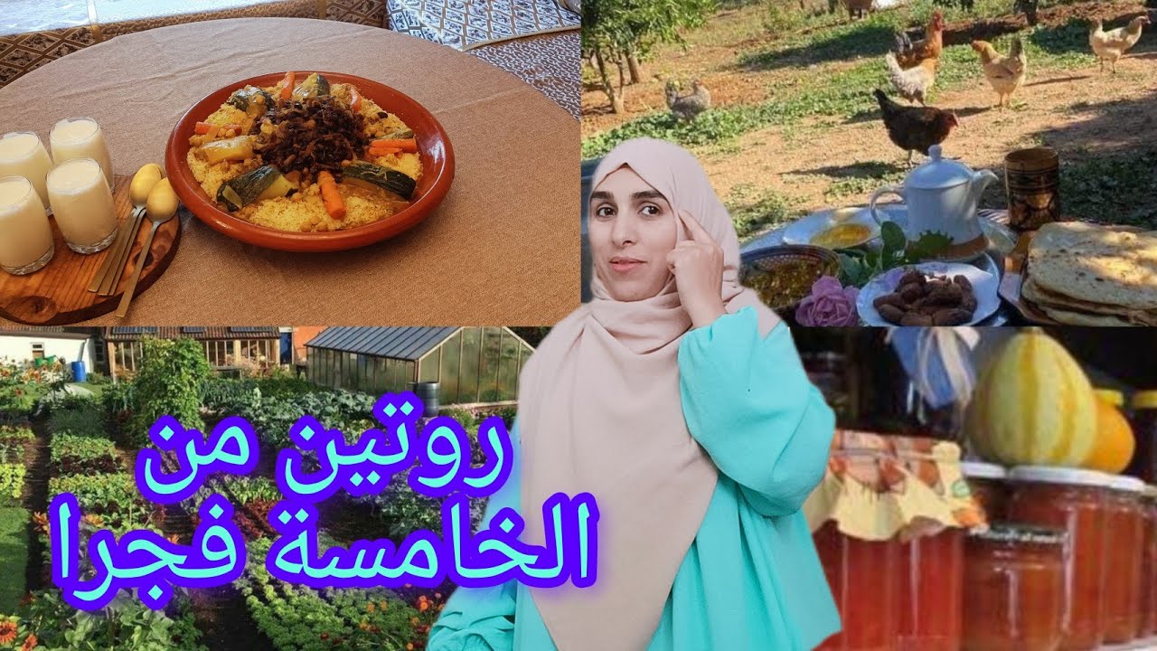 صباح محفز✅بركة الفجر جولة في حديقة البيت وشوفوا الخير لخرج منها .برقوق محمض ونبتة للناس العصبية