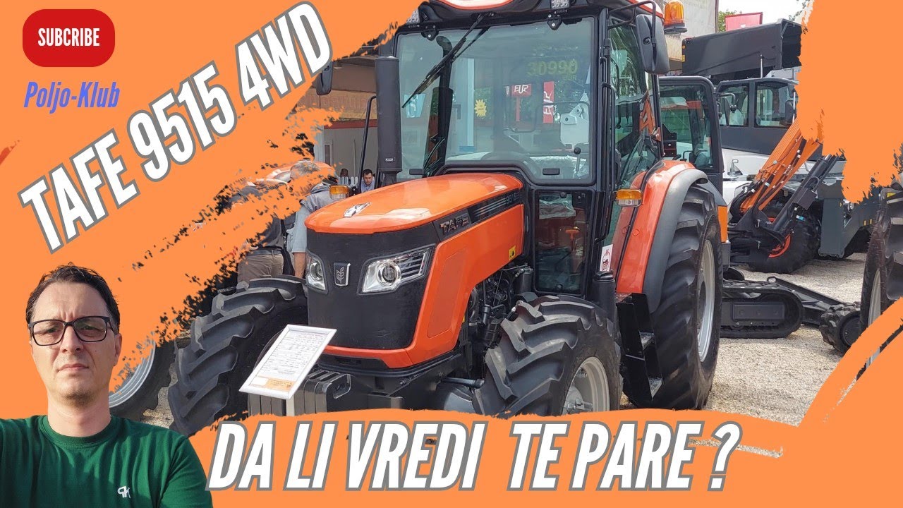 TAFE 9515 4wd - Da li vredi 31.000 eura ?? Recenzija