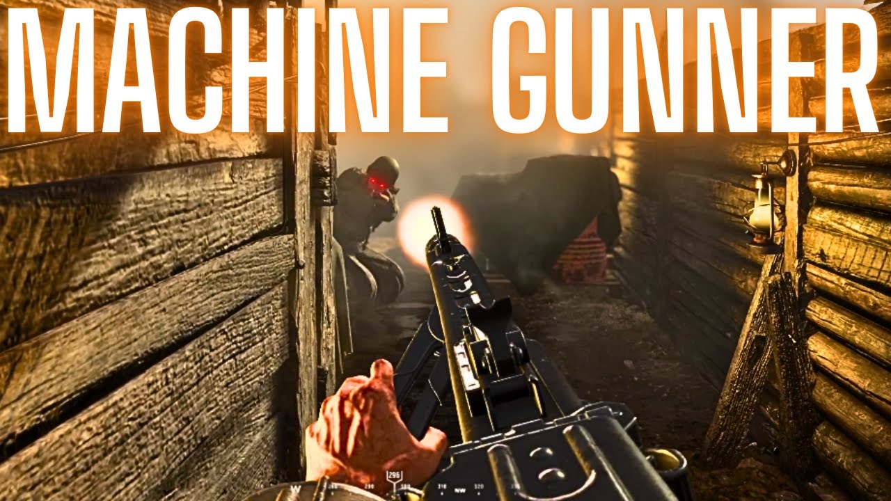 Five Stages of  MACHINE GUNNER In HELL LET LOOSE