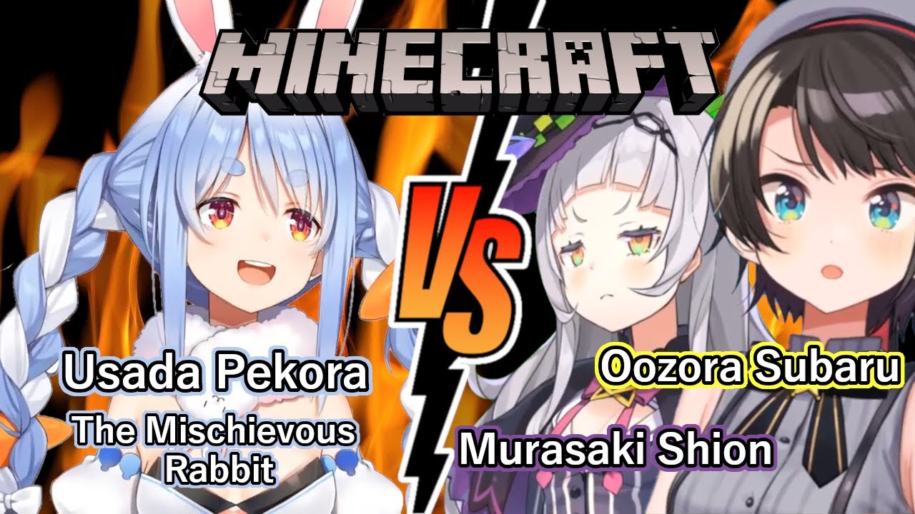 Invisible Pekora Pranks Subaru and Shion【PekoSuba War】