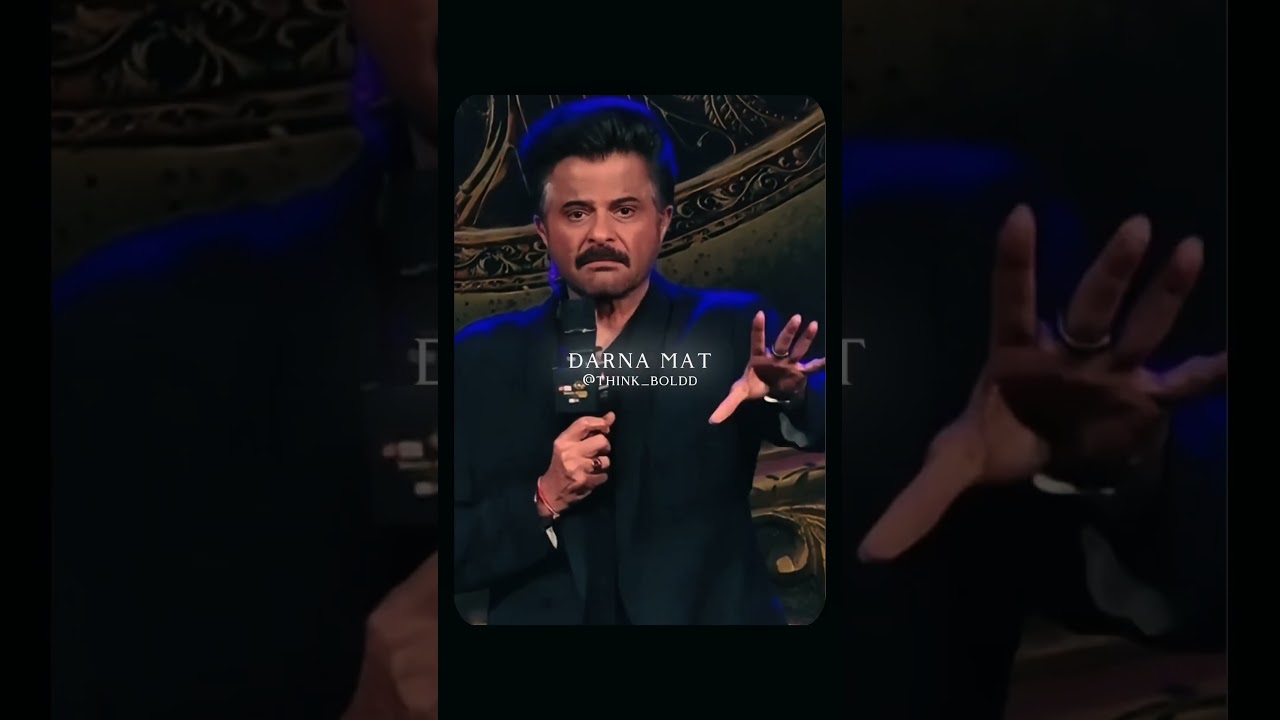 You should not be afraid of anything...| ft. Anil Kapoor | Think Bold | #motivation #inspirational