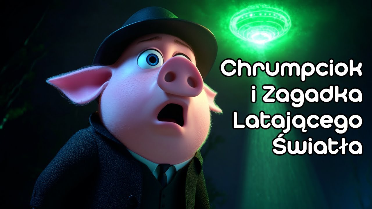 Detektyw Chrumpciok i Zagadka Latającego Światła 🛸 | Bajki dla dzieci do spania 🌙