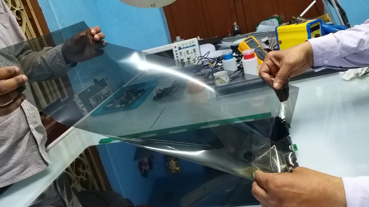 HOW TO FIX POLARIZE FILM ON LCD PANEL MY METHOD