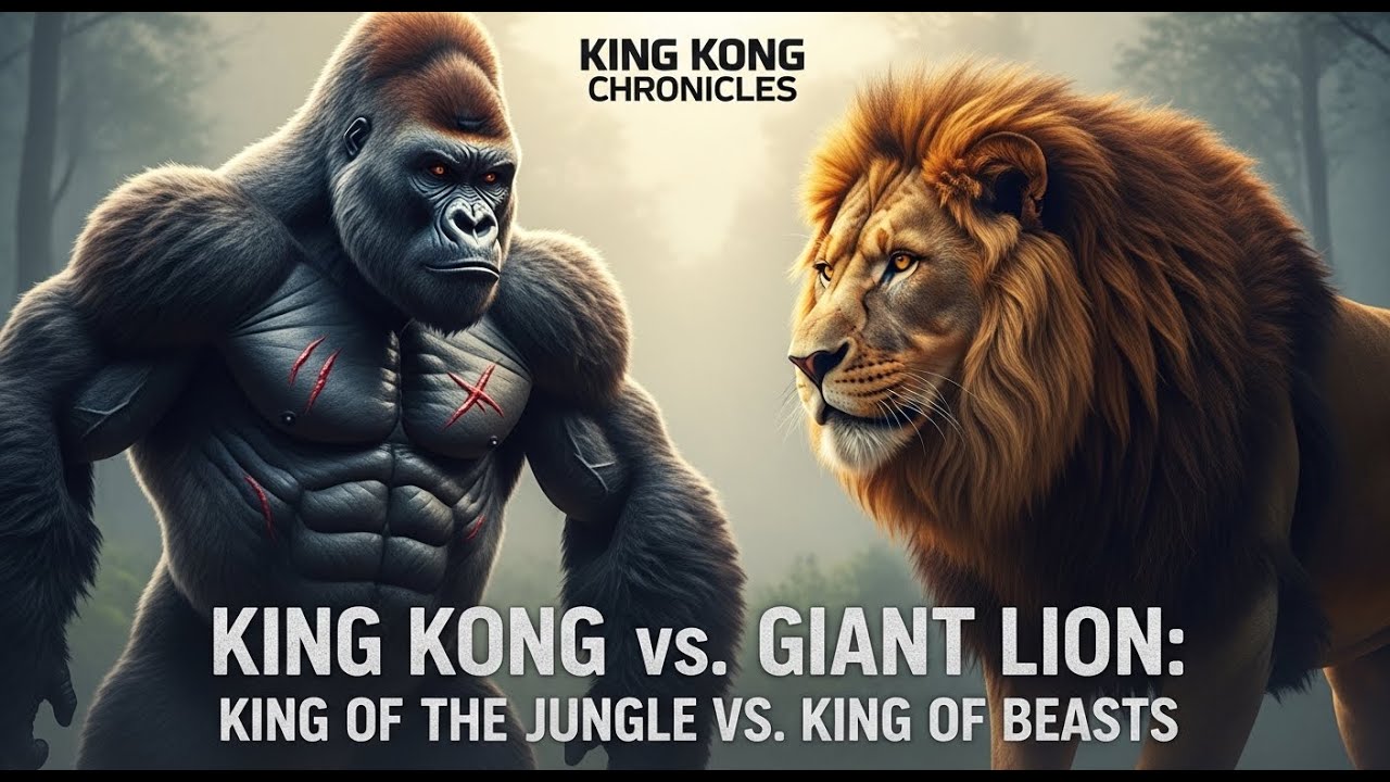 King Kong vs Giant Lion: King of the Jungle vs King of Beasts | Full Movie