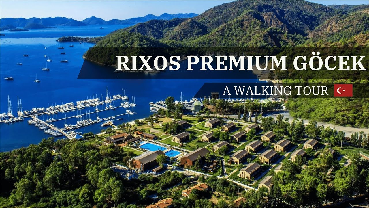 Footsteps of Luxury: A Walking Tour at Rixos Premium Göcek Hotel. 4K. April 2023