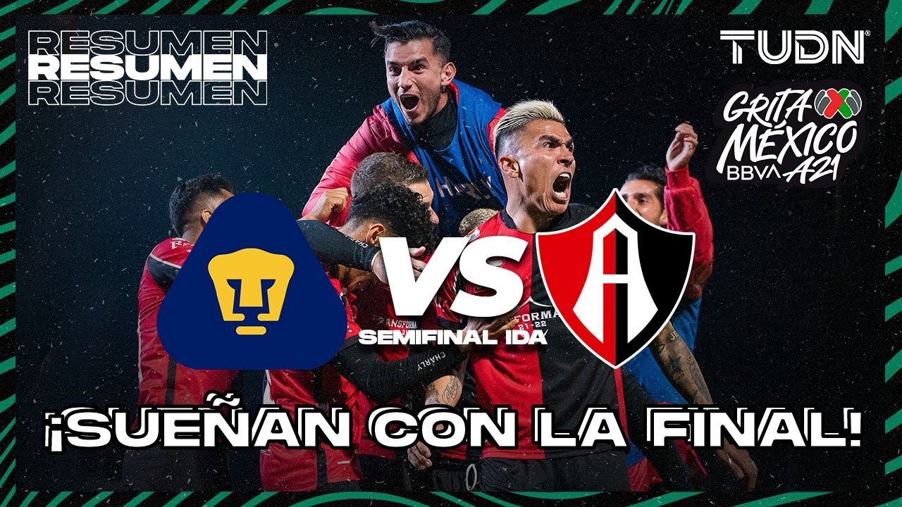 Resumen y goles | Pumas vs Atlas | Grita México BBVA AP2021 Semifinal IDA | TUDN