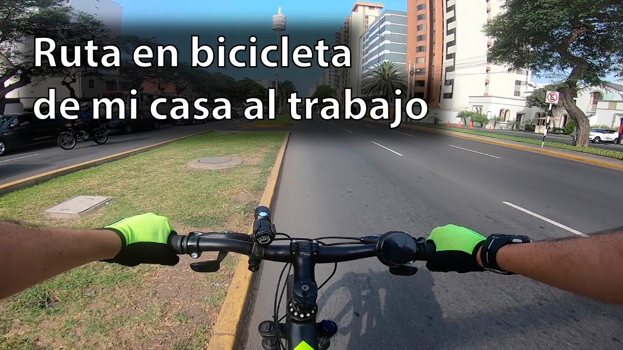 Ruta en bicicleta de mi casa al trabajo (Chorrillos - San Miguel)