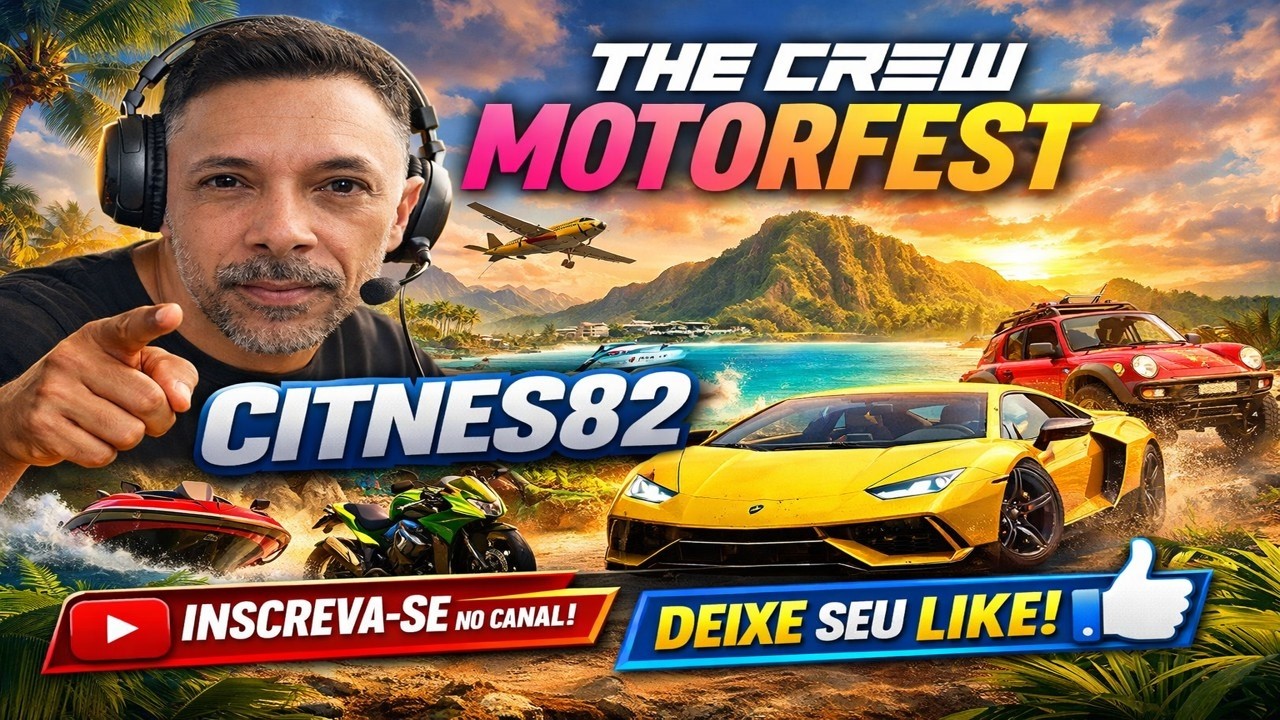 🔴 LIVE AGORA   Primeira Gameplay   The Crew Motorfest    2026
