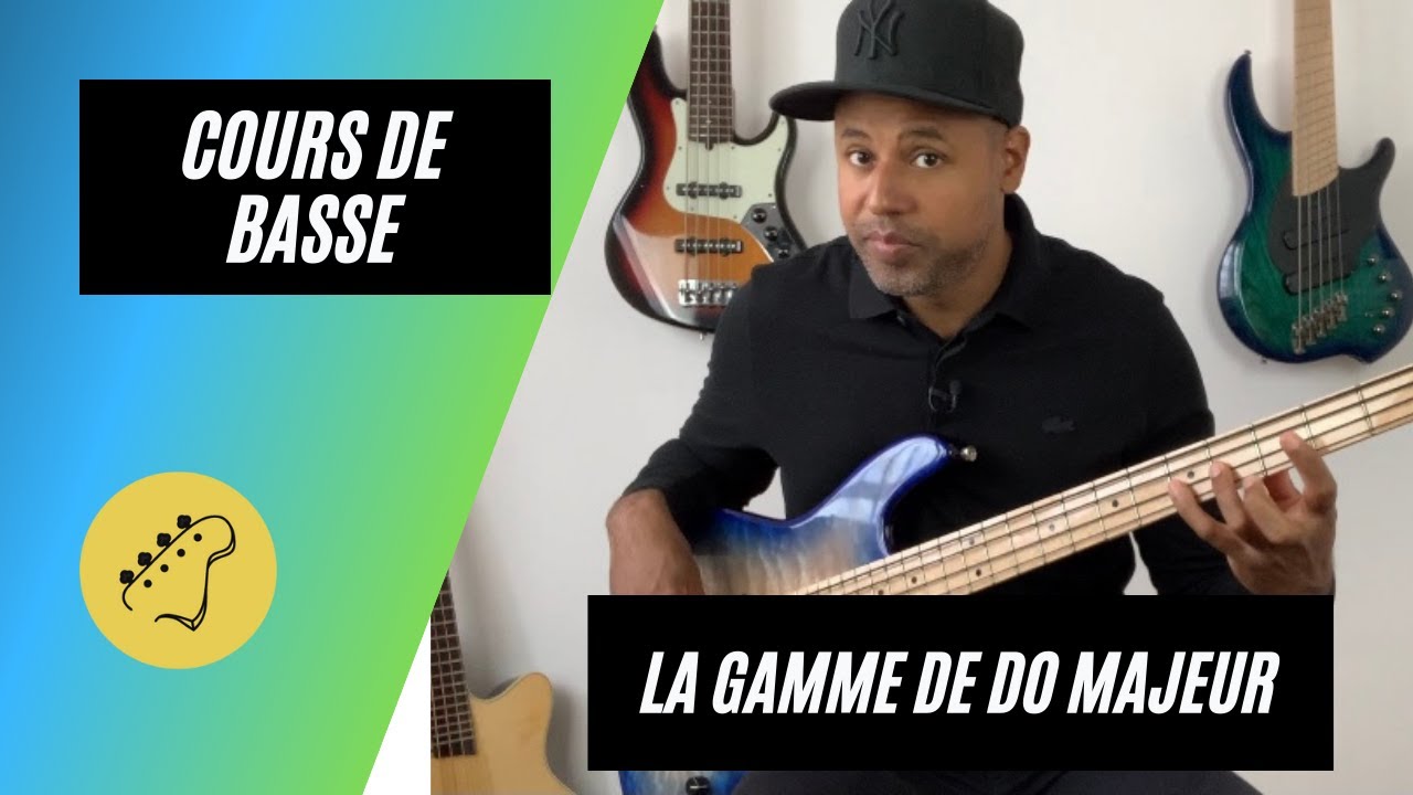 Cours de Basse débutants | Comment jouer la gamme de Do Majeur  - (Riff 43)