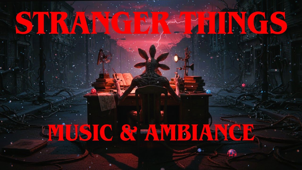 STRANGER THINGS🎬Music & Ambiance with DEMOGORGON | 1 Hour Dark Ambient Music for Study and Work