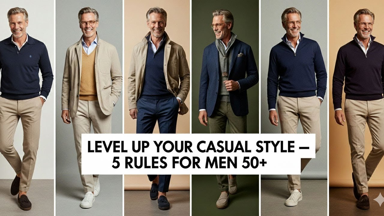 5 правил, которым следуют стильные мужчины старше 50 лет (без особых усилий)