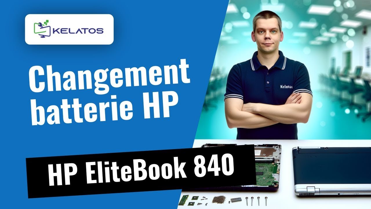 Batterie de votre HP EliteBook 840 faible ? 🔋 Changement nécessaire