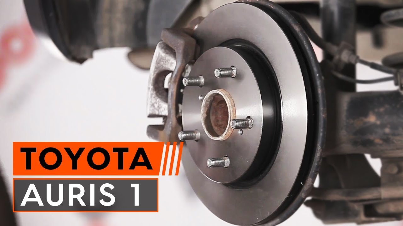 Så byter du bromsskivor på TOYOTA AURIS 1 GUIDE | AUTODOC