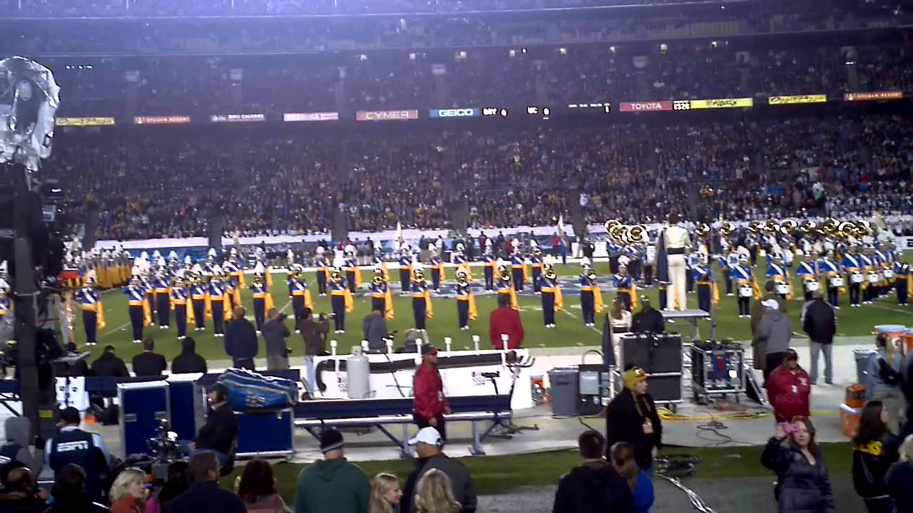 UCLA Band performing - 
