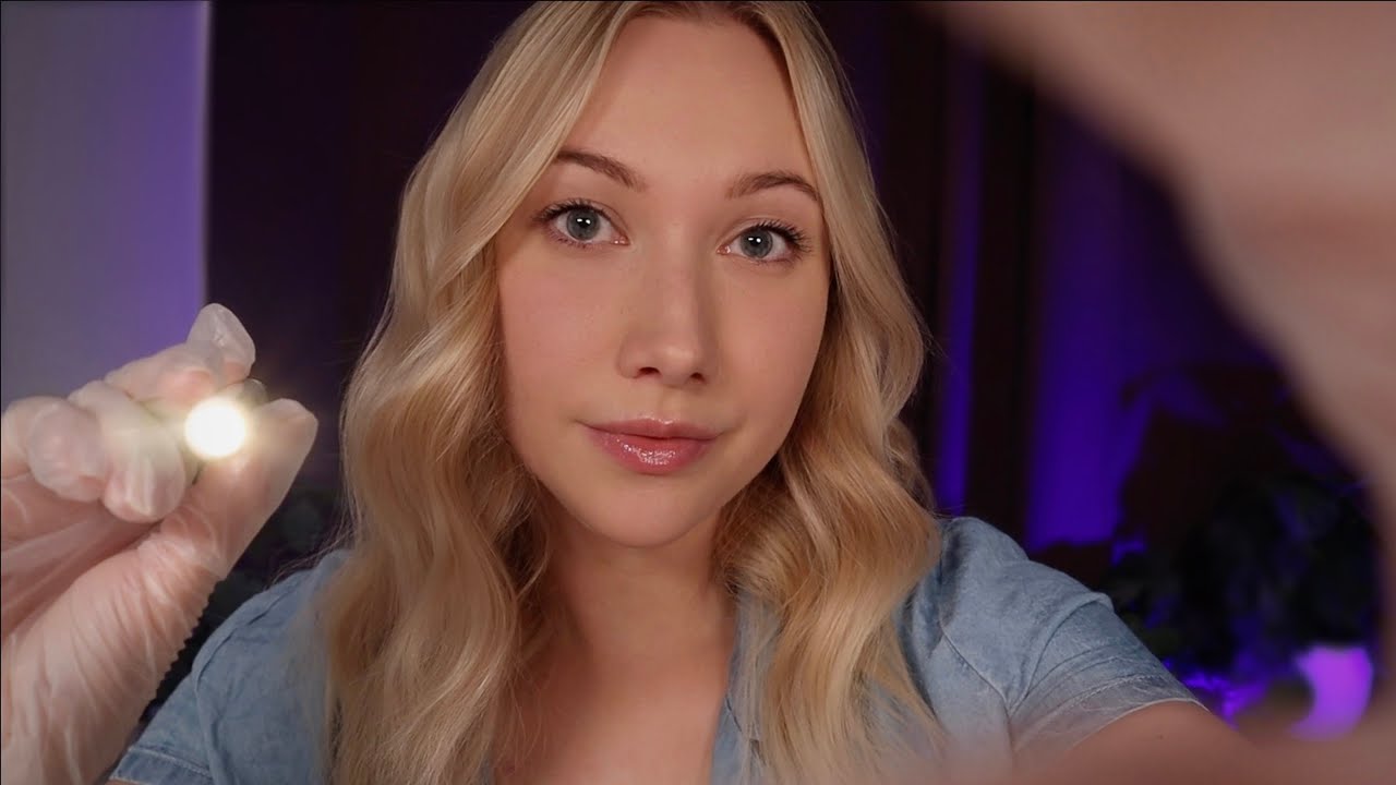ASMR Soothing Eye Exam | Treatment for Sleepy Eyes 😴