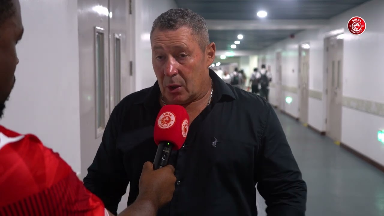 ALICHOKISEMA KOCHA STEVE BARKER BAADA YA MCHEZO DHIDI YA EPERANCE DE TUNIS