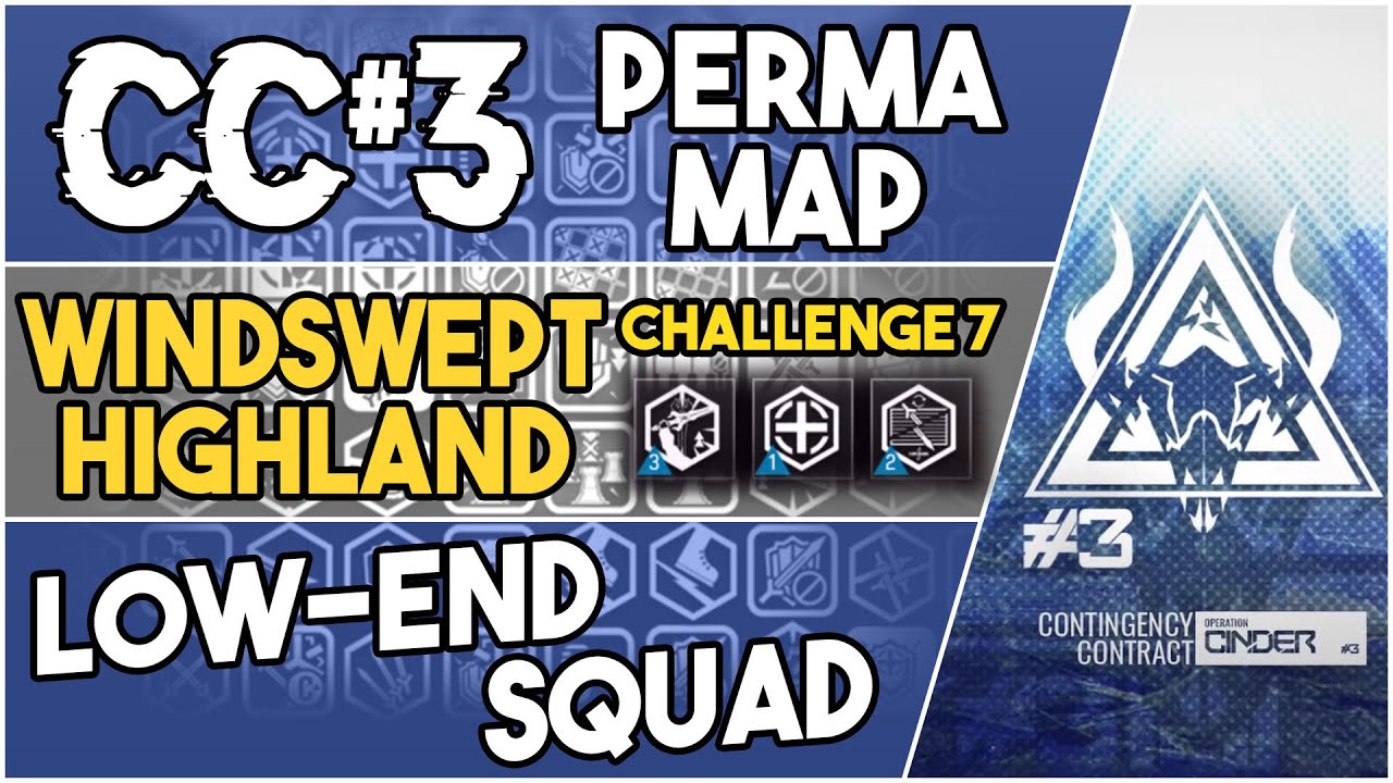 CC#3 Permanent Map - Windswept Highland Challenge 7 | Low End Squad |【Arknights】