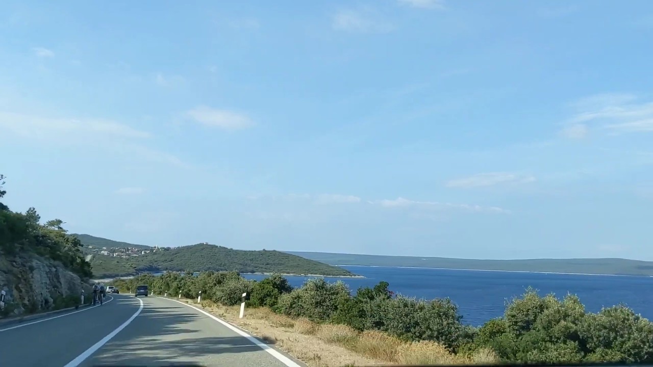 【60fps POV】Croatia - Driving across the Coastline of Lošinj (through Mali Lošinj)