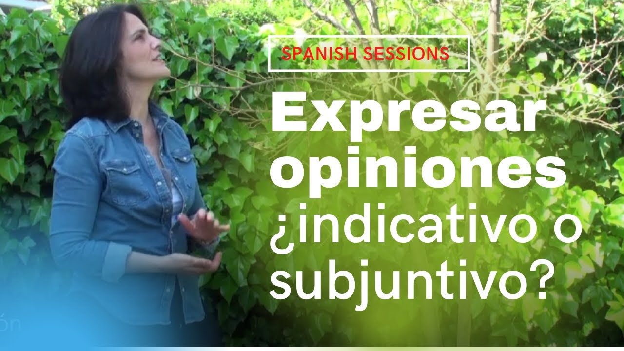 Expresar opinión ¿indicativo o subjuntivo?
