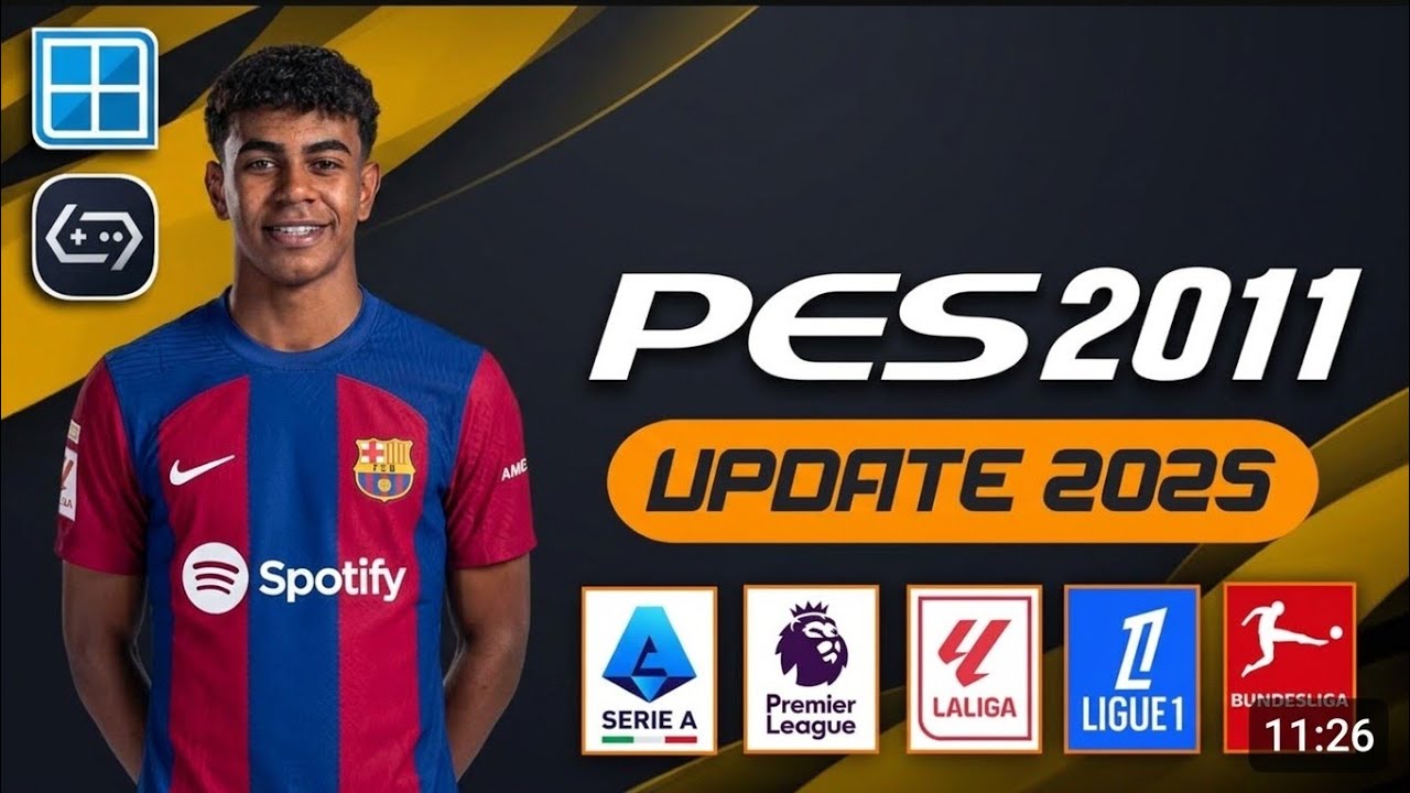 6GB!! DOWNLOAD PES 2011 PATCH UPDATE SEASON 2025 Work Android Winlator, Gamehub & PC