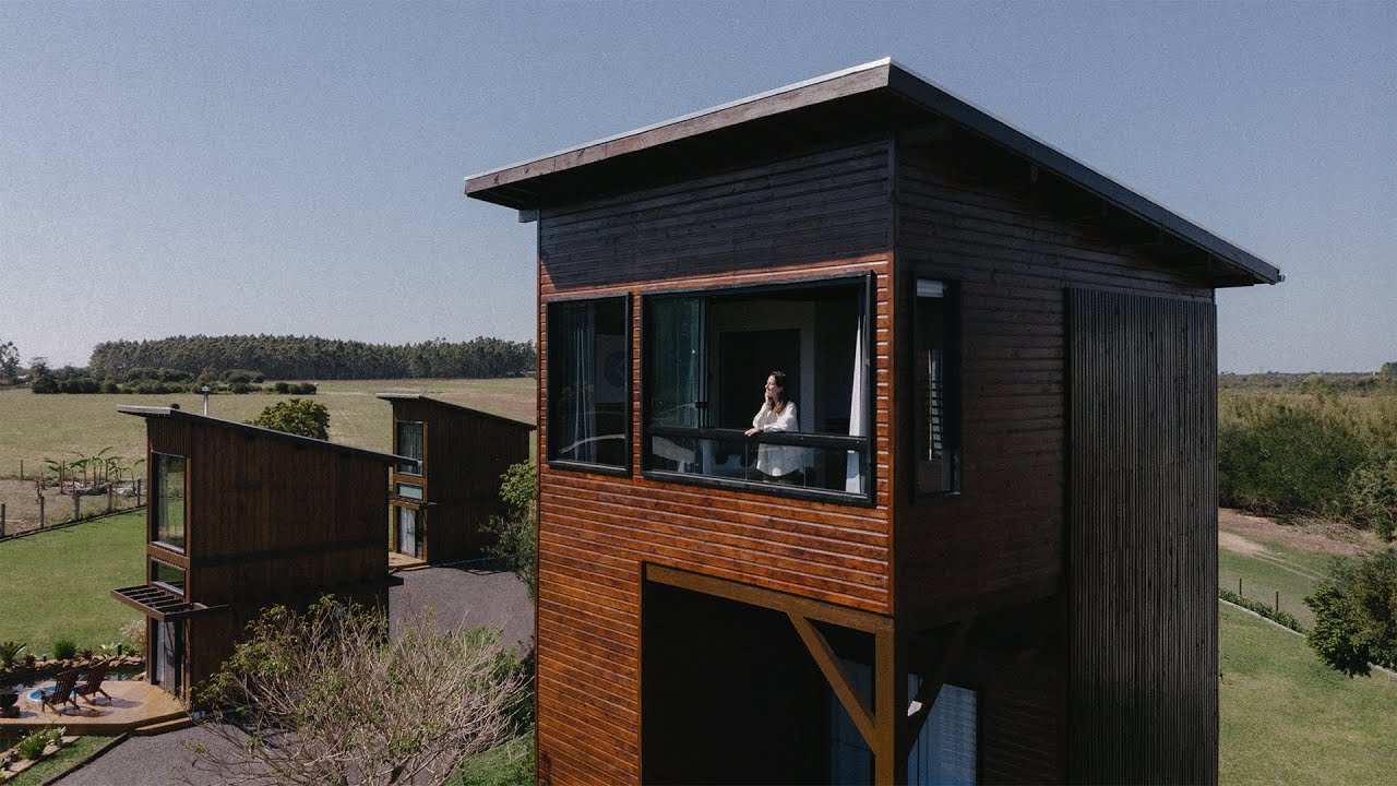 conheci uma cabana torre | airbnb atalaia da pinguela | osório - rs