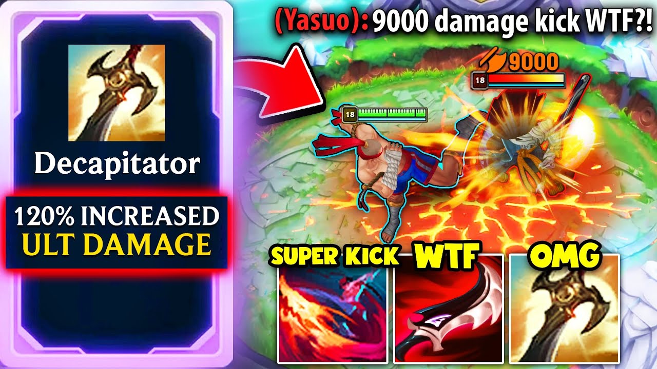 LEE SIN BUT MY ULT DEALS 260% BONUS DAMAGE WTF?! (THE LEE SIN SUPER KICK)