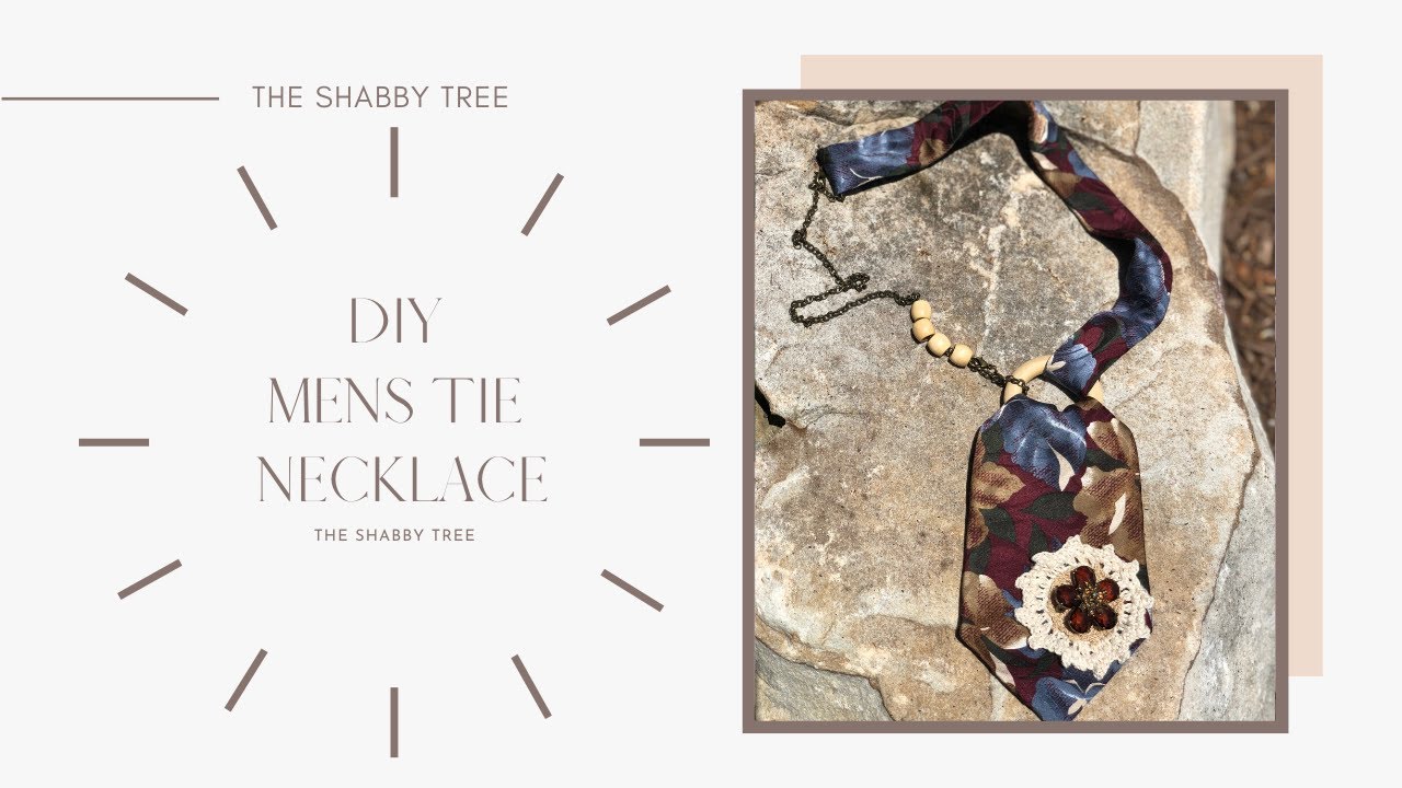 DIY Turning a Mens Tie Into a Necklace