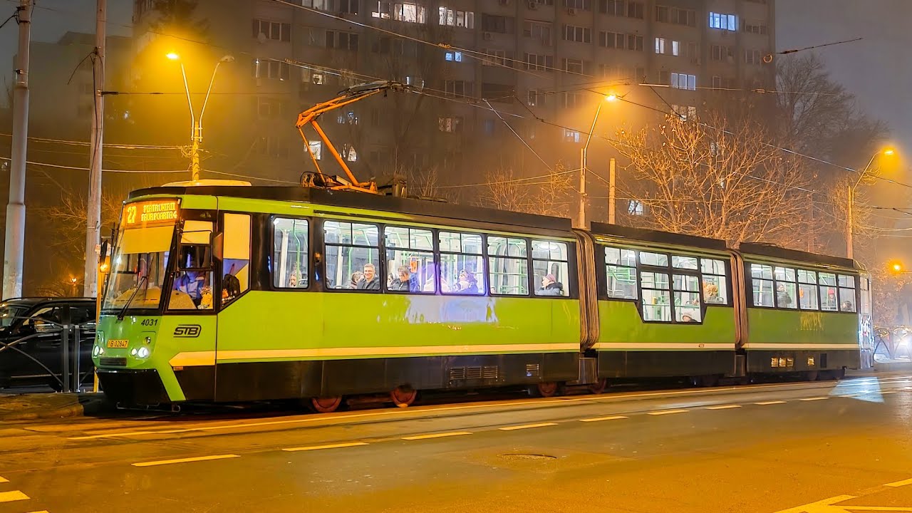 Tramvaiul V3A-93-CH-PPC #4031 pe Linia 27