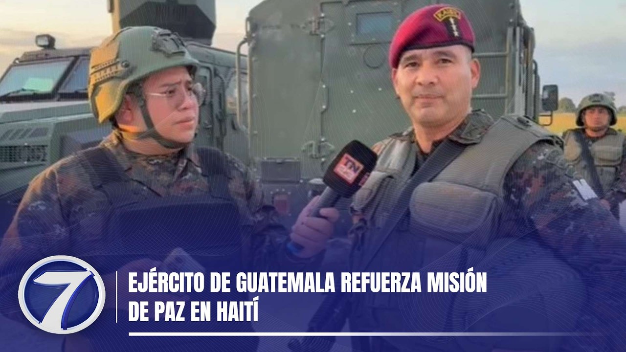 Ejército de Guatemala refuerza misión de paz en Haití