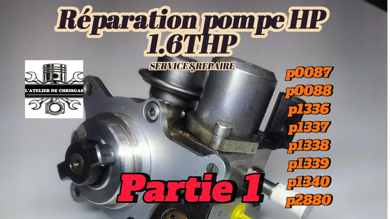 Pompe HP 1.6Thp Démontage