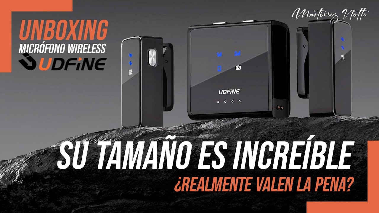 Viaja ligero, graba mejor: UDFINE Mic Active Lavalier sin cables
