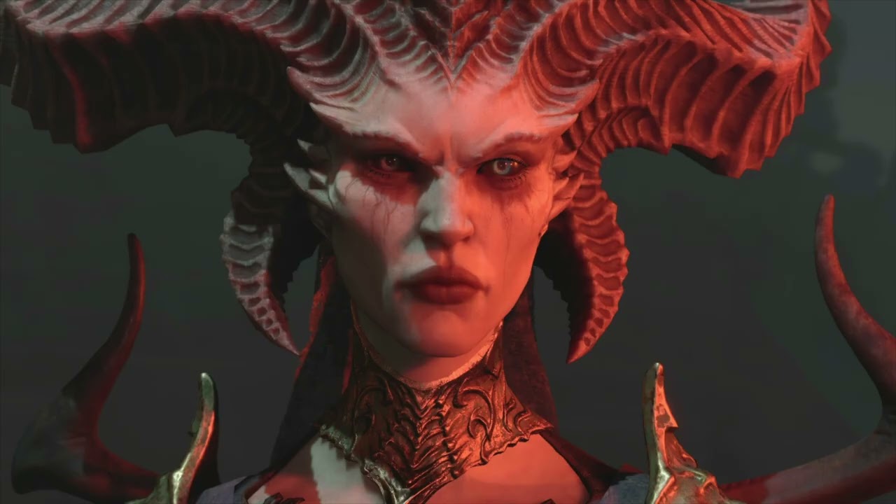 Game Cinematic - 4K60FPS - Diablo IV - Lilith opens Gates of Hell