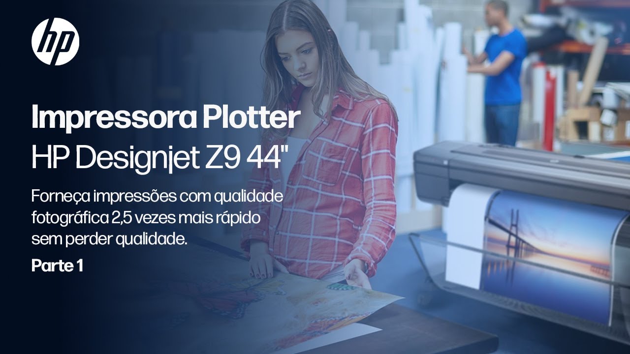 Impressora Plotter HP Designjet Z9 44