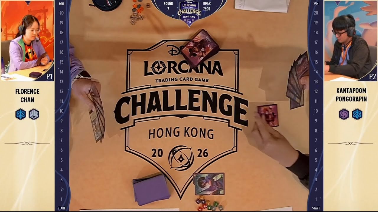 DLC Hong Kong Runde 7 - Florence Chan (Sa / St) gg. Kantapoom Pongorapin (Ame / Sa)