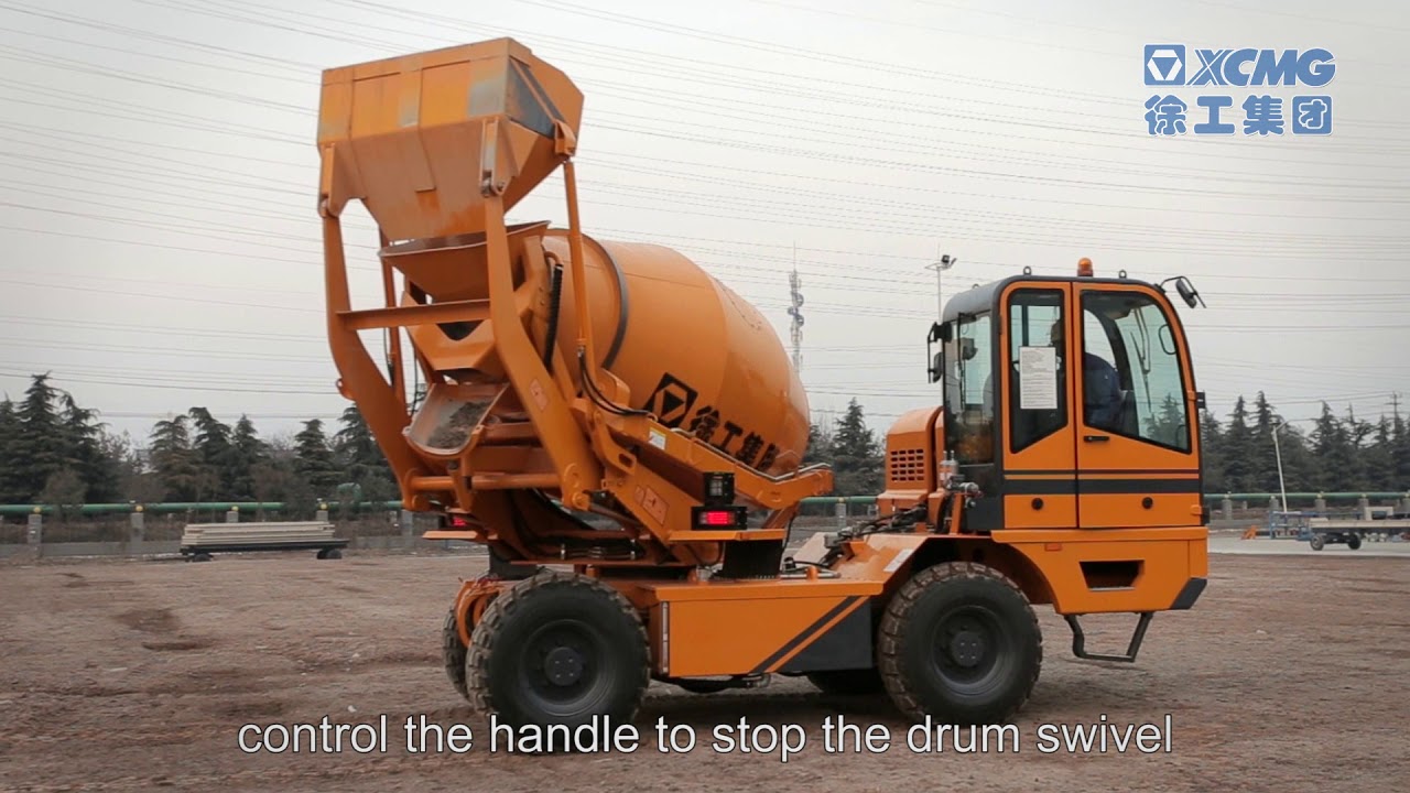 XCMG SLM4 SELF LOADING CONCRETE MIXER TRUCK