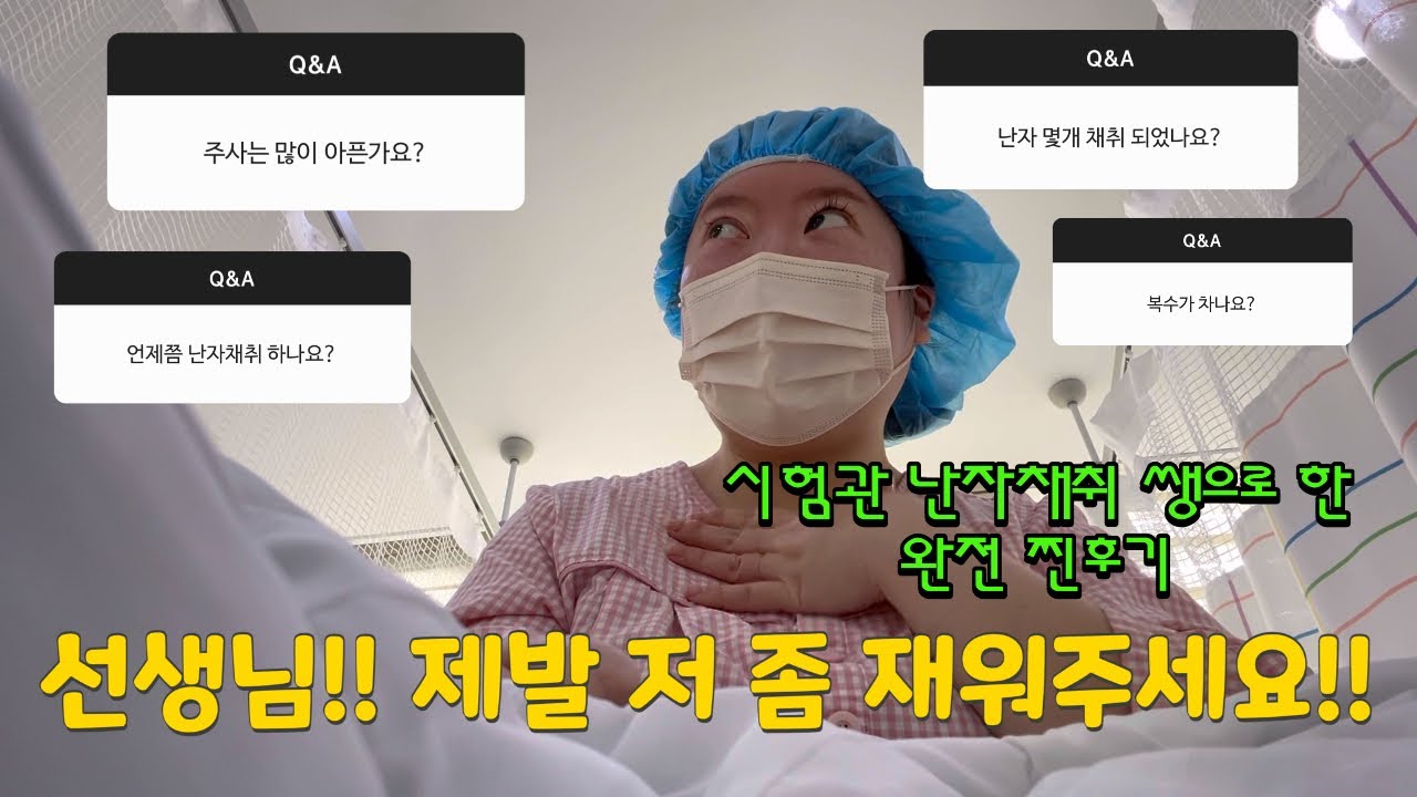 시험관 난자채취 리얼 VLOG | 주사부터 채취까지 A to Z