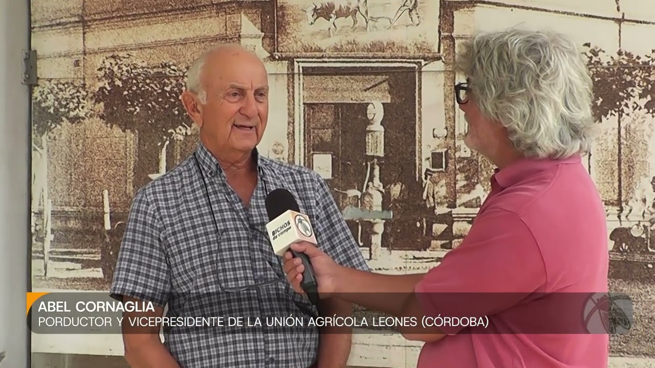 Abel Cornaglia, porductor y vicepresidente de la Unión Agrícola Leones (Córdoba)
