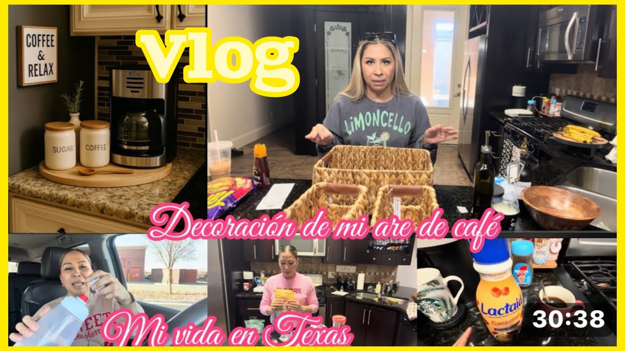 DECORE*la área del café ☕️limpieza y compras en TikTok ?😩