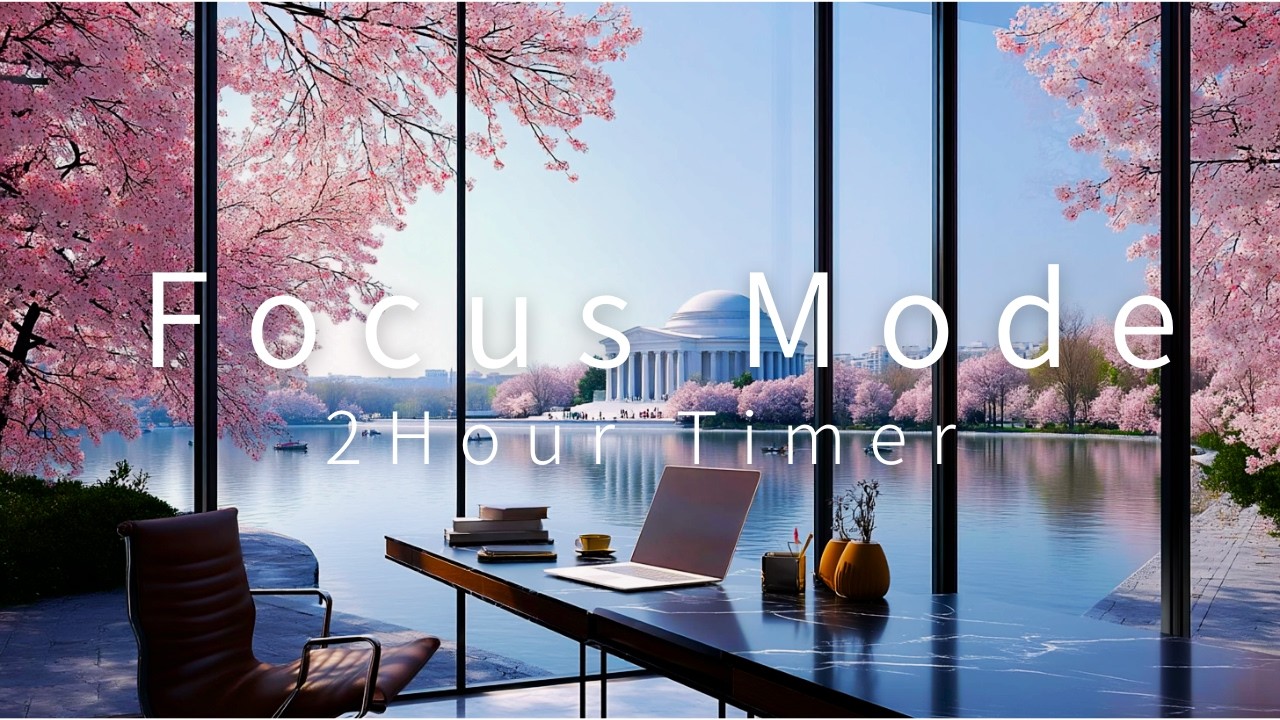 【Focus Mode Work BGM】Clean Focus Music — Study, Work, Coding | Distraction-Free Session