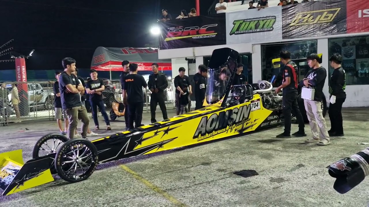 Dragster diesel 6.860 sec ออมสินการเกษตร หนุ่ย&เป๋อสุพรรณ Isuzu race spirit 2025 ปิดตำนานสนามสุดท้าย