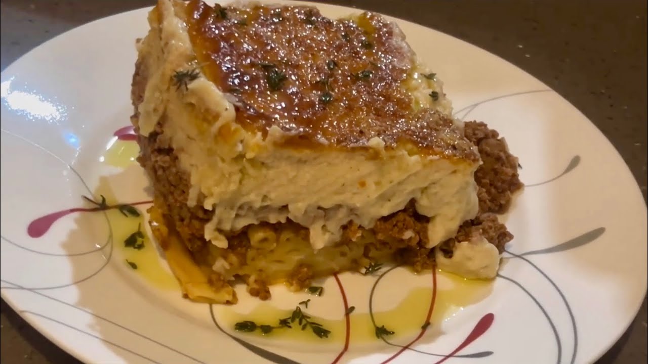 Authentic Greek Pastitsio