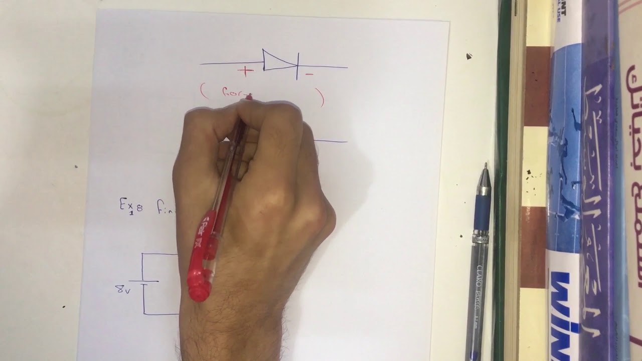 كيفية ايجاد تيارات و جهود الديود